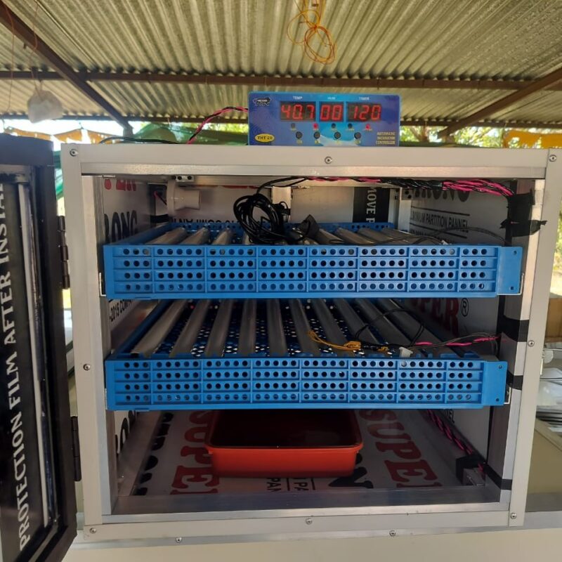 Ndeal 128 eggs Incubator full automatic metal body