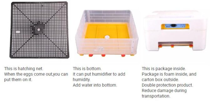 Ndeal | Egg Incubator for Hatching Eggs, Digital Mini Incubator with Automatic Turner for Hatching Chicken Duck Quail Bird Eggs(48 Eggs) - Image 7
