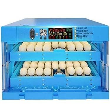 Ndeal Fully Automatic Multi-Function Incubator Drawer Small Household Egg Incubator Egg Hatching Machine (128 Egg Incubator)