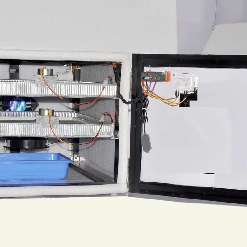 Ndeal 140-Egg Capacity Full-Automatic Incubator: All-in-One Hatching Machine with Transparent Design and 100W Power Consumption