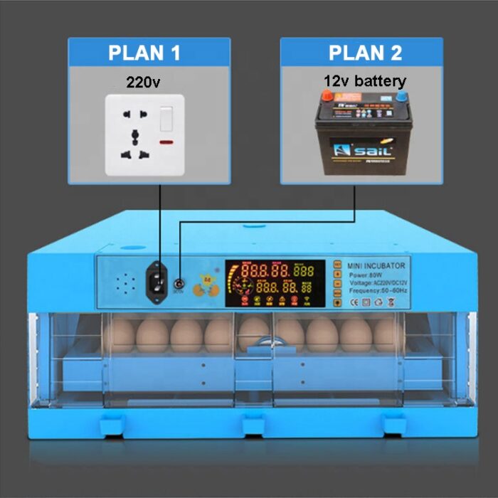 Ndeal Automatic Egg Incubator 64 Eggs Capacity With Egg Turning Tray