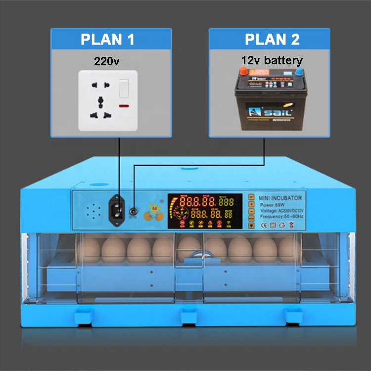 Ndeal Automatic Egg Incubator 64 Eggs Capacity With Egg Turning Tray