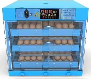 Ndeal 192 Eggs Fully Automatic Incubator Blue
