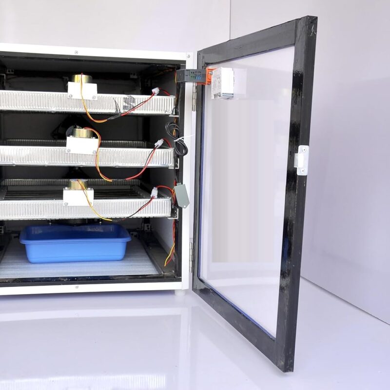 Ndeal Full Automatic Egg Incubator | Hatcher for 210 Eggs All-in-One | Transparent Eggs Hatching Machine | Chicken Incubator with 220V r – 80 Watts